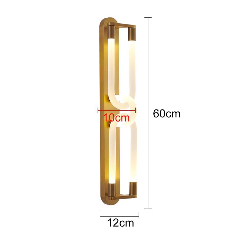 

Двойной светильник на длинном столбе, роскошная атмосфера, акриловый изогнутый настенный светильник для гостиной, спальни, коридора, прикроватной тумбочки отеля 220V&Neutral light