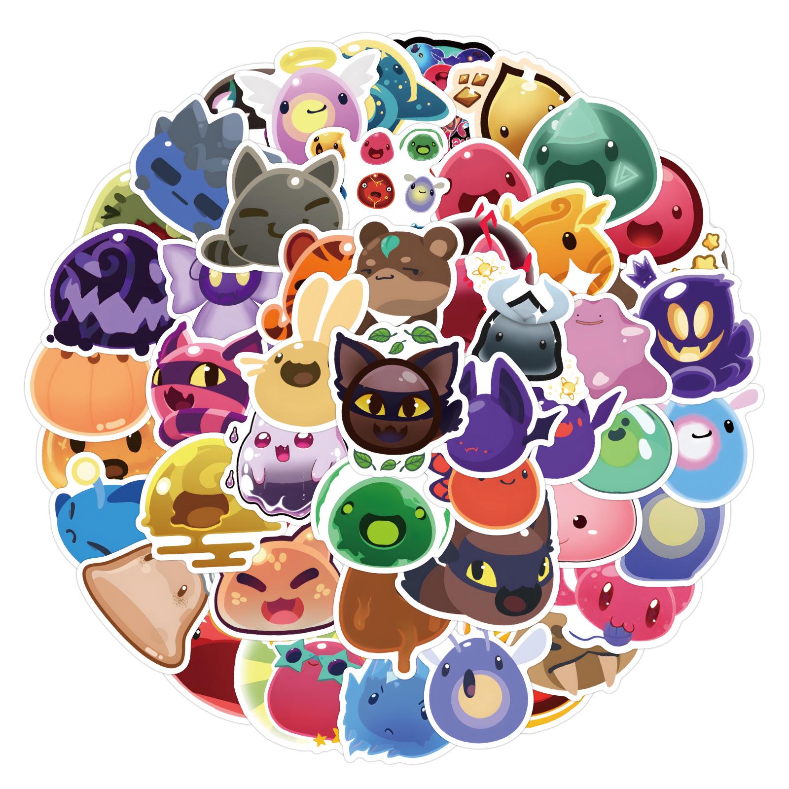 60 новых граффити-стикеров Slime Rancher: Украшайте блокноты и багаж
