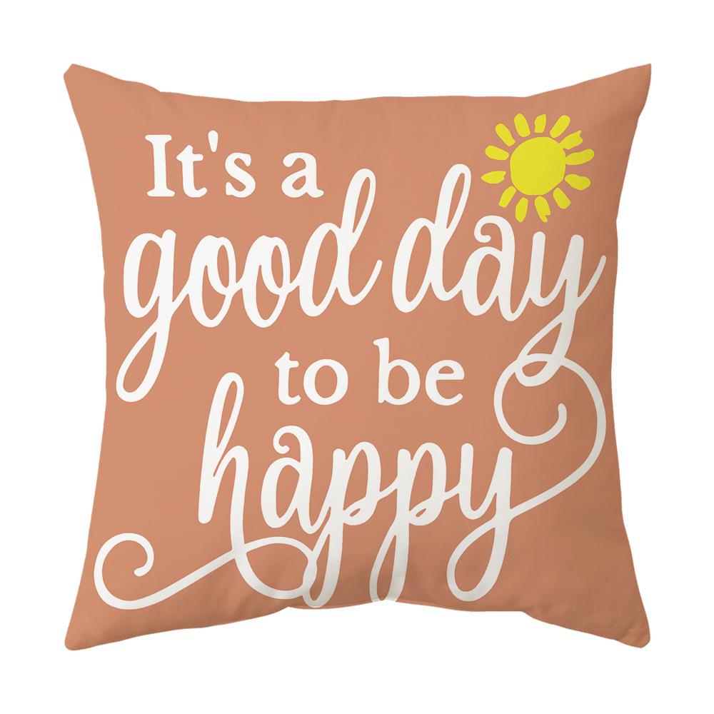 New Pillow Print Pillow Case Sofa Bedroom Cushion Cover Daisy Home Cushion Decoration