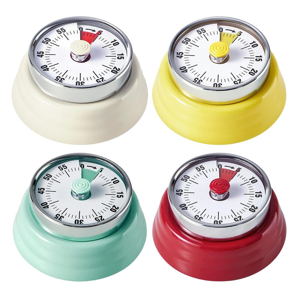 Mechanical Timer For Cooking 75db Loud Visual Countdown 60 Minute Timer Manual For Home School Office Classroom Studying Working