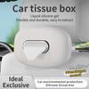Flexible Car Tissue Box Easy Extraction Tissue Case Napkin Box  Center Console Armrest