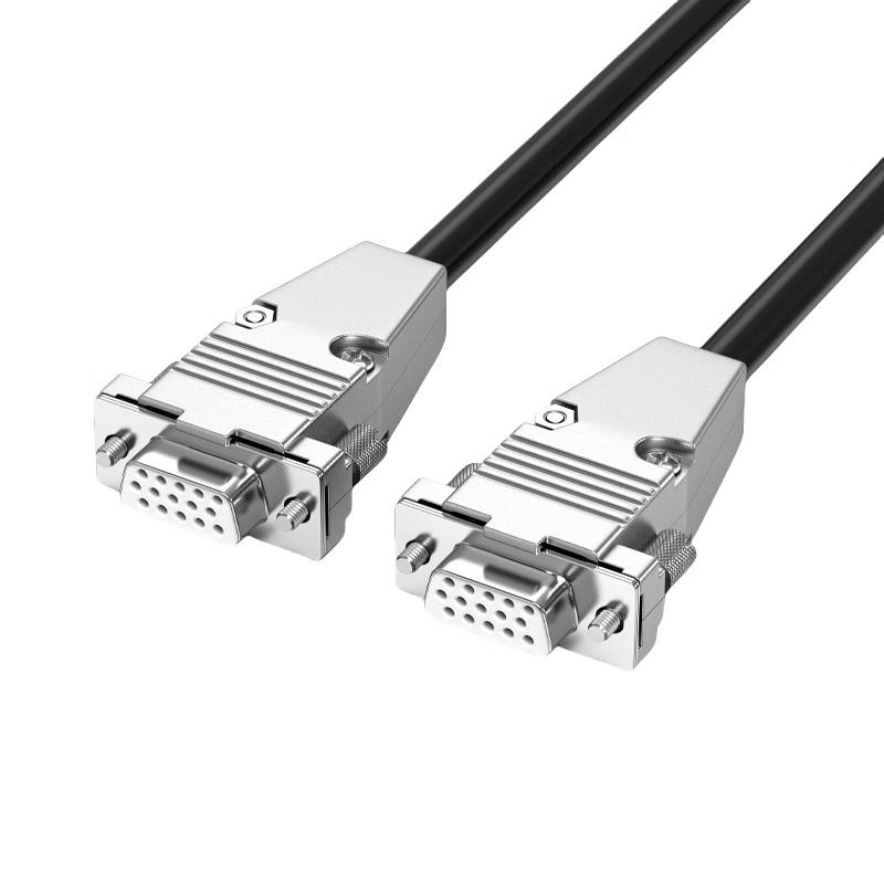 JUXIN 3-Row 15-Pin HDB15 VGA Cable