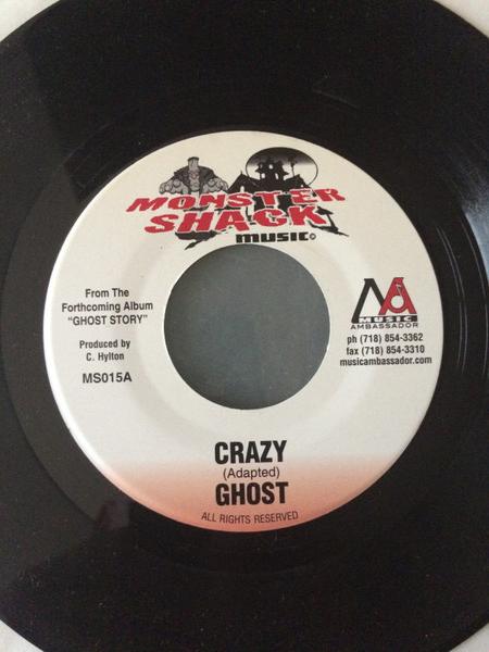 

7inch Record GHOST - Crazy MS015 Monster Shack M Jamaica Reggae, Ska & Dub Used