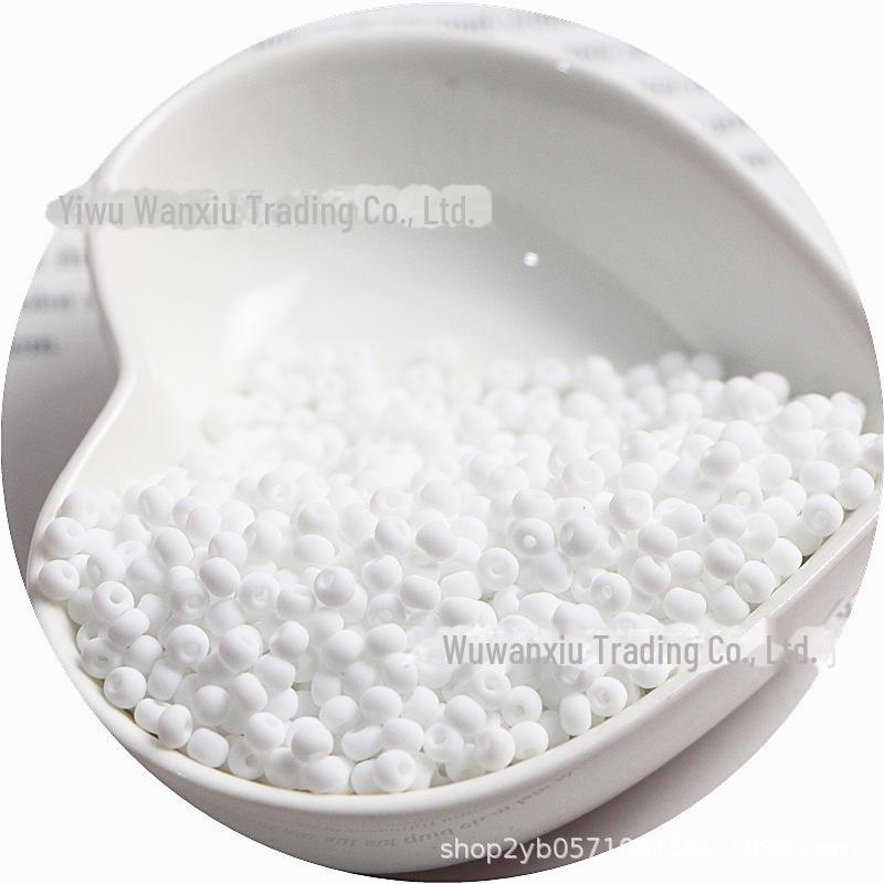 

Высококачественные 3/4 мм матовые однотонные стеклянные рисовые бусины для детского ожерелья и браслета ручной работы 3mm, 10g (approx. 300 beads)