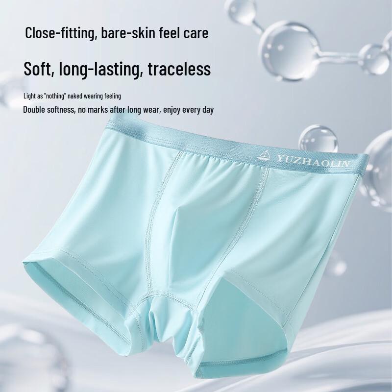 Yuzhaolin Boys' Ice Silk Boxer Briefs 5-Pack