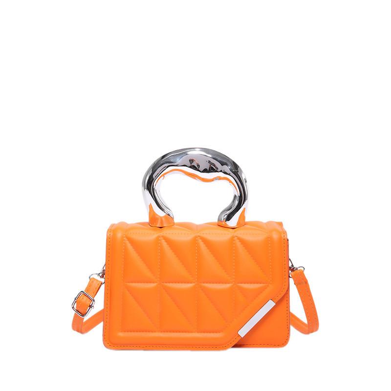 Stylish Minimalist One Shoulder Crossbody Small Square Bag For Casual Outings