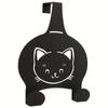 Cute Cat Shaped Door Hook No Drill Adhesive Mount Coat Key Hat Bag Hanger Home Storage Decor
