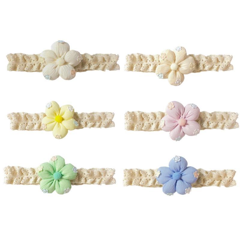 New Baby Headband, Cute Flower Children's Headscarf, Thin Soft Baby Hair Accessories