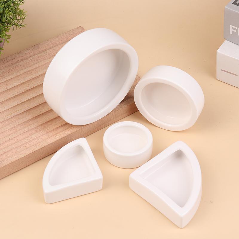 Cerámica para Reptiles Cuenco para Comida Cuenco para Alimentación y Agua Contenedor Anti-Escape para Gusanos de la Harina para Mascota Lagarto Hámster Accesorios