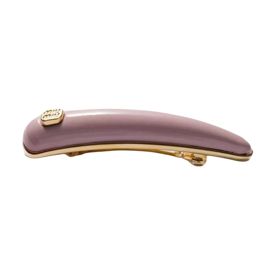 

Miu Miu Solid Color Design Sheepskin Hair Clip Women Hair Accessories Pink 5IF241_069_F0E18 Box
