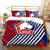 Fashion Lille OS Football Bedding Set Single Twin Full Queen King Size Bed Set Kids Bedroom Duvetcover Sets Bed Sheet Set