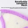Cartoon Dog Double-Headed Leash Breathable Mesh Eggplant Storage Bag Puppy Vest Soft Padding Dog Chest Strap Pet Supplies