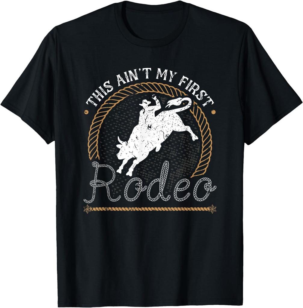 Bull Riding This Aint My First Rodeo Jaripeo Bull Rider T-Shirt