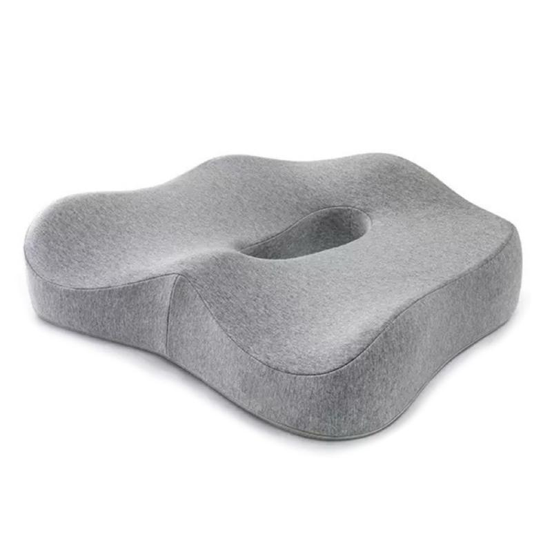Ergonomic Coccyx Pillow with Removable Washable Cover Support for Long Sitting Hour Office Car