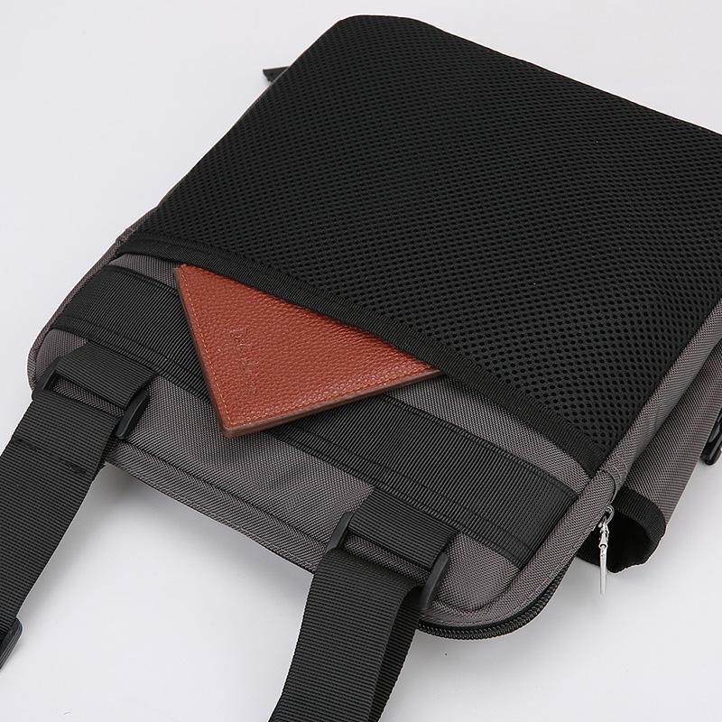 Men Crossbody Bag Single Shoulder Bags Big Capacity Storage Bag Fashion Multi-Pockets Outdoor Cup Bag