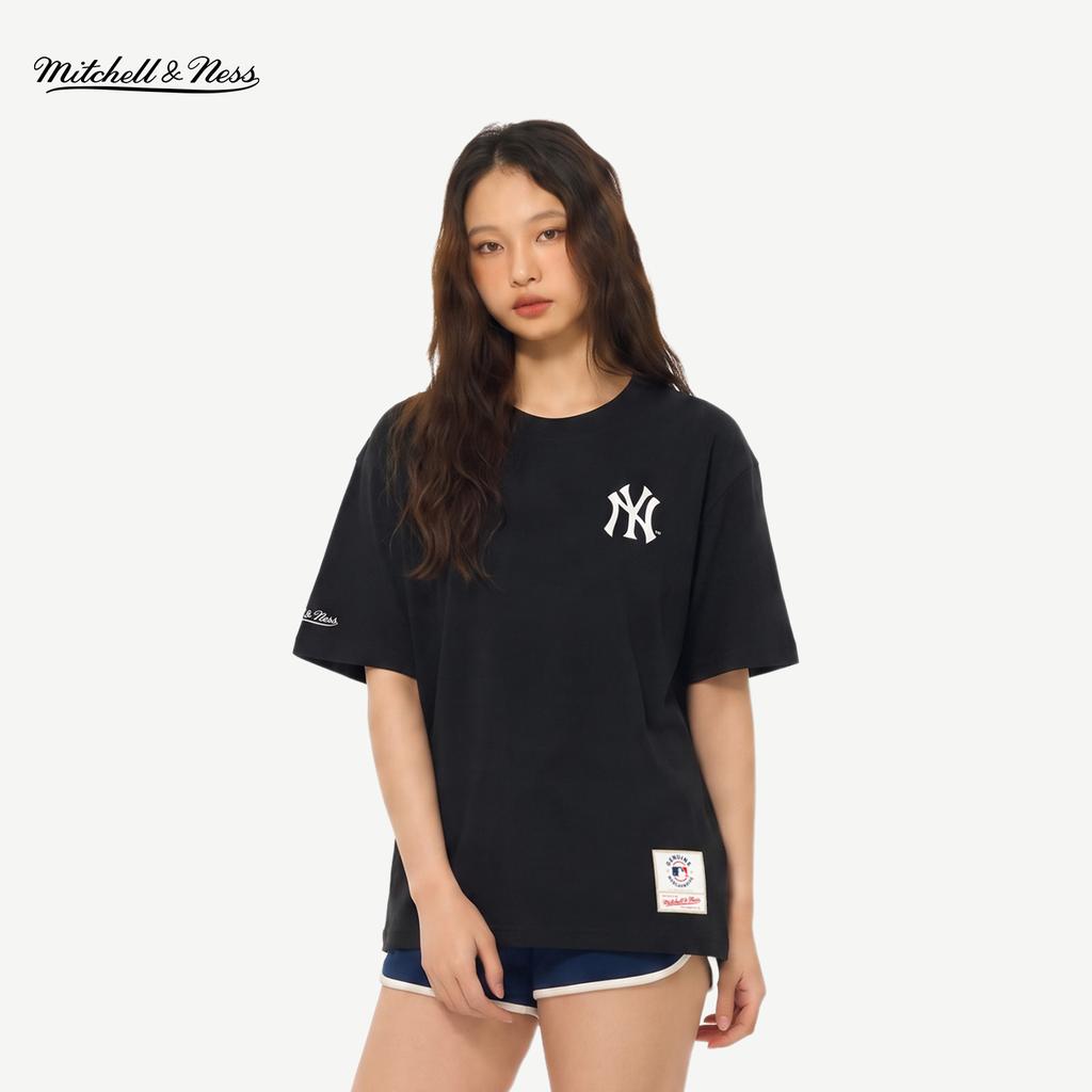 Mitchell Ness X MLB T Shirts Unisex Crew Neck Moderate MLBTE0583
