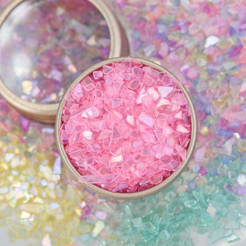 Nail Fragments Metallic Sequins DIY Flat Sheet Patch Irregular Special-Shaped Ornament Nail Decoration