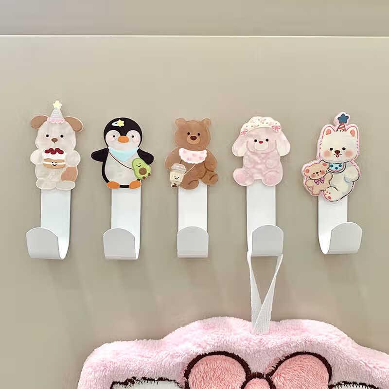 Милые самоклеящиеся крючки без сверления (5-Pack)