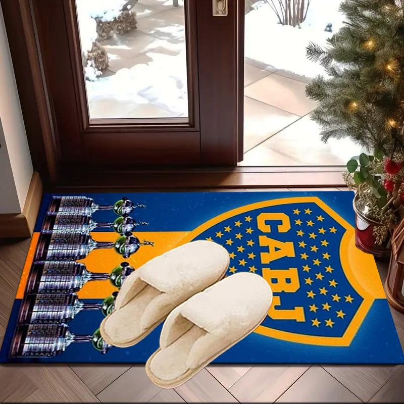 Boca Juniors Crest  Area Rug for Office, Chair Rug, Decorative Carpet Livingroom Mat, Large Size Fan Gifts Christmas Gifts