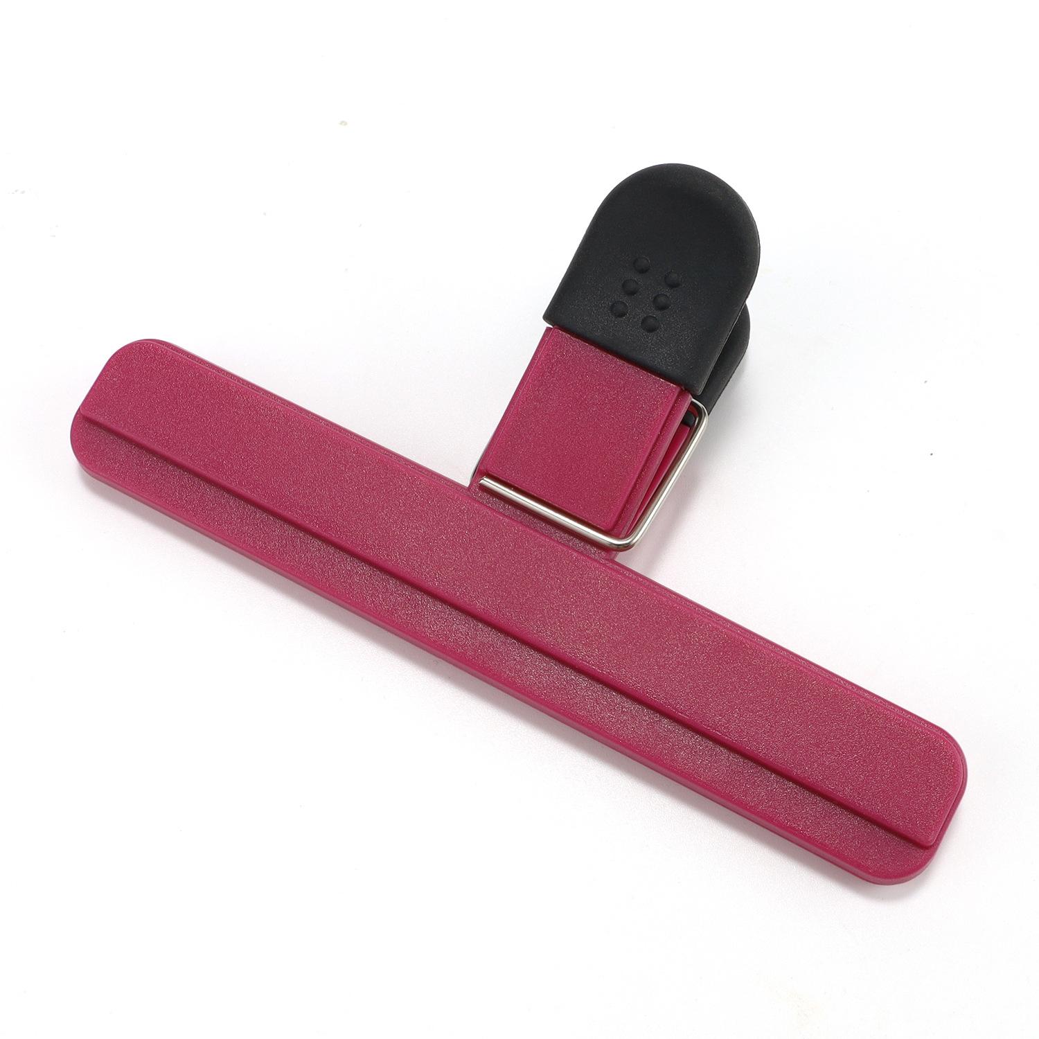 

1 шт., большой/маленький уплотнительный зажим для пластикового пакета, портативный уплотнительный зажим для консервации пищевых продуктов, уплотнительный зажим для сумки для закусок, пластиковый зажим для упаковки чая large красный