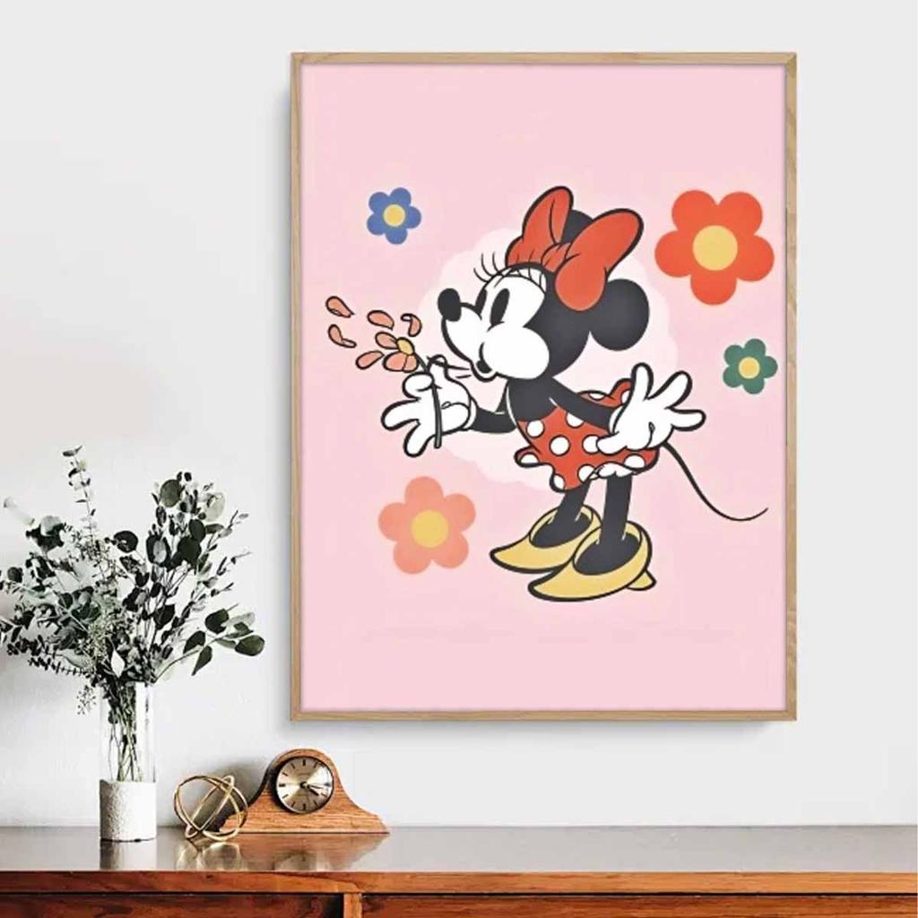 DIY Diamond Painting Minnie Mouse Cross Stitch Kit Mosaic Art Diamond Painting Full Circle Diamond Home Decoration
