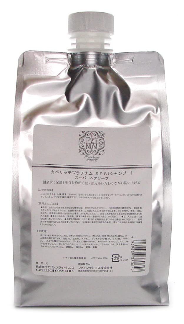 

Edison Lighthouse Capellich Platinum Super Hair Soap 750ml Refill