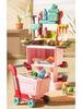 Mini Kitchen Playset: Pretend Play Shopping Cart & Cooking Toys for Kids