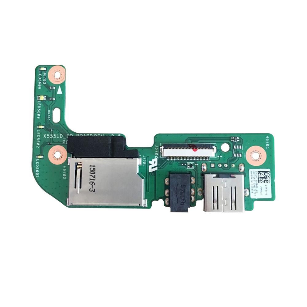 Pro notebook ASUS X555L X555LD IO DESKA ČTEČKY AUDIO KARET USB 69N0R7B10B06-01