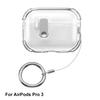 Lock Buckle Earphone Case Anti Drop with Lanyard Headphone Protective Cover Colorful Shockproof for AirPods Pro 3