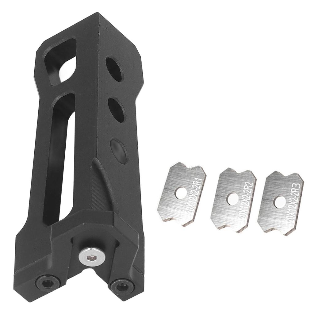 Woodworking Trimmer Aluminum Alloy Manual Wood Planer Arc Woodworking Scraper with 3 Blades Woodworking Trimmer