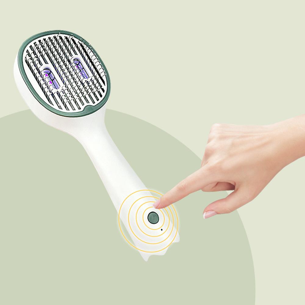 Wireless UV Sterilizations Pet Hair Comb Portable Non-Slip Handle Comb For Dog Cat Puppy Kittens