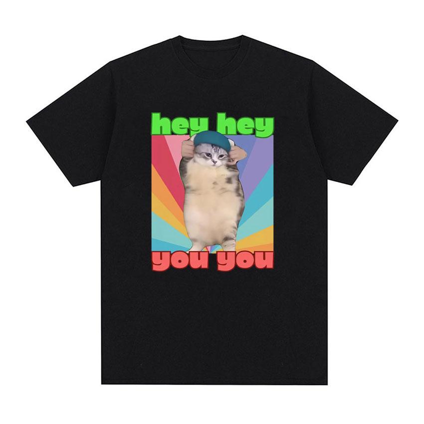 Ich bin kontaminiert Lustige Katze Meme T-Shirt Sommer Herren Damen Kleidung Humor T-Shirts Reine Baumwolle Lockeres Oversize T-Shirt Streetwear