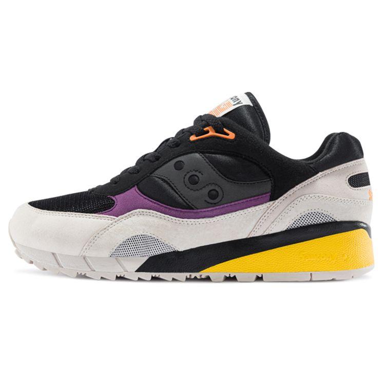 SAUCONY Shadow 6000 Pohodlné Syntetická Kůže Tlumící Nárazy Protiskluzové Odolné proti Opotřebení Prodyšné Nízké Neformální Běžecké Boty Pánské tenisky S79008-2