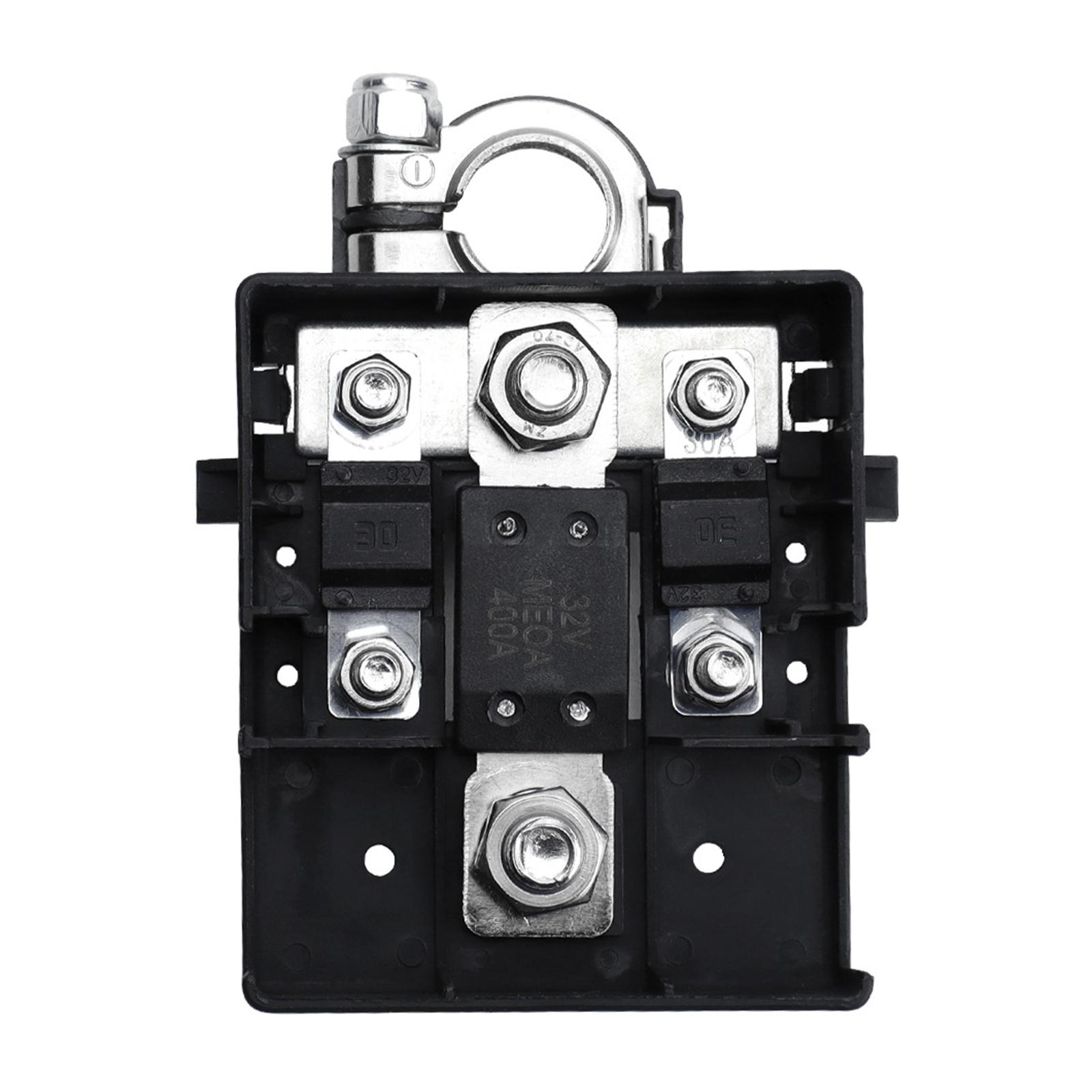 

High Performances 32V 400A Battery Terminals Connector Electrical Connector Simple Installs for Automotive Application negative electrode