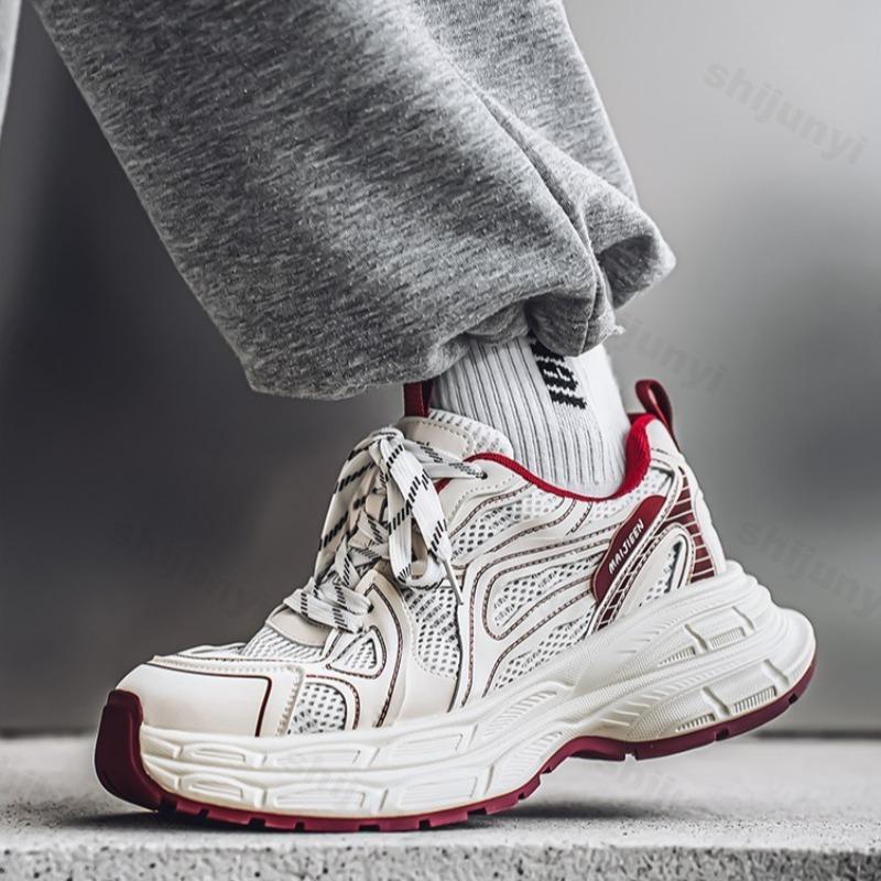 Fashion 2025 New Summer Mesh Breathable Versatile Thick Sole Casual Shoes Fashion Trend Low Top Sports Shoes Comfortable Chunky sneakers
