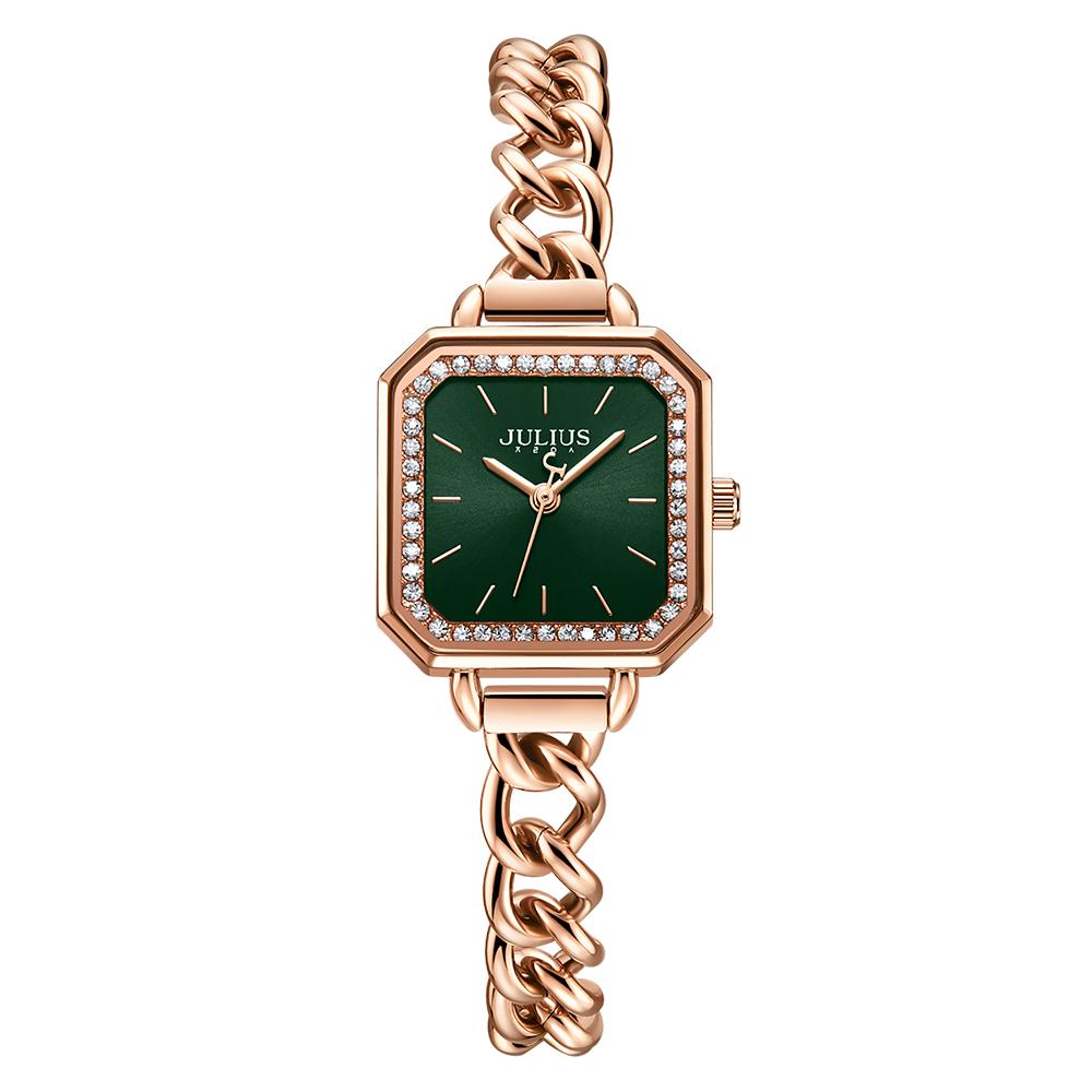 Jyullieoseu Ja-1292 Clean Dial Women'S Chain Metal Watch
