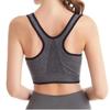 Front Zipper Sports Bra Shock-absorbing Women's Underwear Breathable Without Steel Ring Running Vest Fitness Bralette