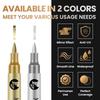 Soft Tip Metal Highlighter Pen for Greeting Cards & Signatures, Water-Based Paint Pen