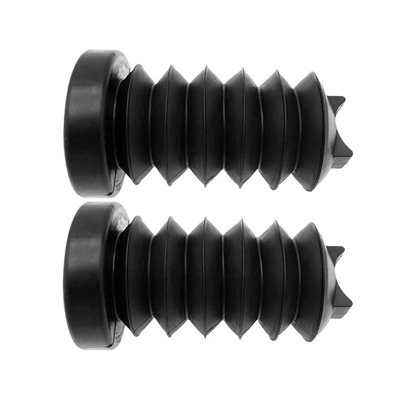 Motorcycle Rear Fork Cover for Harley Touring Street Electra Glide Road King 97-13 Black Rubber Shock Absorber Dust Proof Cover