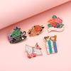 5 Styles Women Pretty Flower Theme Enamel Brooches Just One More Chapter Phenomenal Woman Witches Brew Paper Cranes Golden Pins