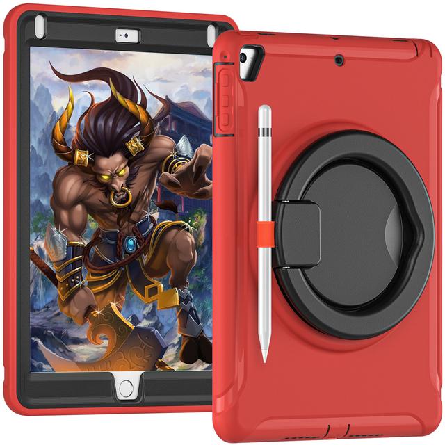 Heavy Duty Hand Armor Case For IPad 9.7 2017  Air 1 2 Shockproof A1474  A1822 A1893 Tablet Cover For IPad 5 6 Pro 9.7 2016