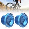 2Pcs Mountain Bike Crank Arm Fixing   Aluminum Alloy Crankset Screw   Cover