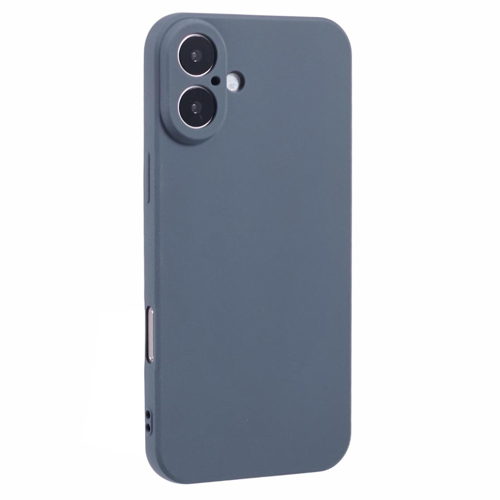 For iPhone 16 Plus Case Matte TPU Non-Slip Protective Phone Cover A