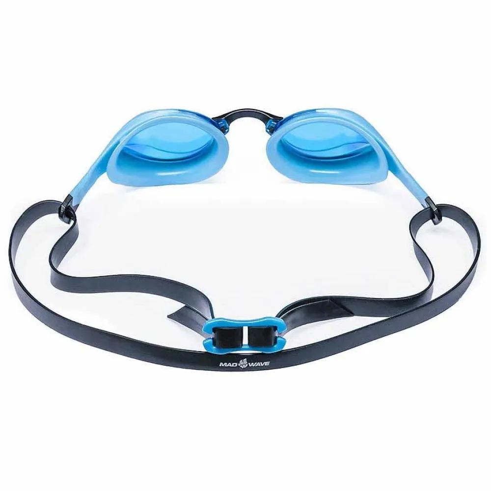 Madwave Plastic Swimming Goggles with Mirror Coating Alien Rainbow