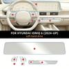 For Hyundai Ioniq 6 2024-2026 Car Interior Transparent TPU Protective Film Dedicated Sticker PPF Anti-scratch Film