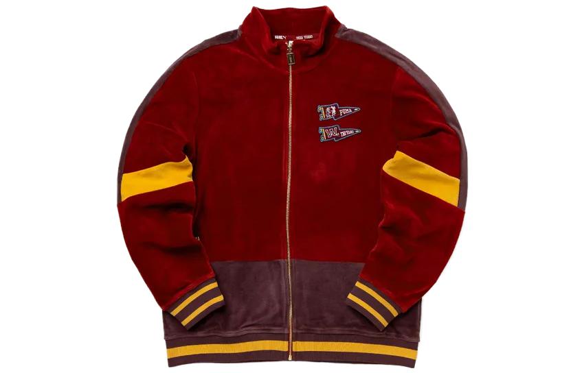 PUMA Jackets Men s Red Stand Collar Moderate Other 534777-01 XS