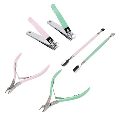 Manicure Tools Set Dead Skin Clipper Nail Clipper Cuticle Pusher Set Professional Stainless Steel
