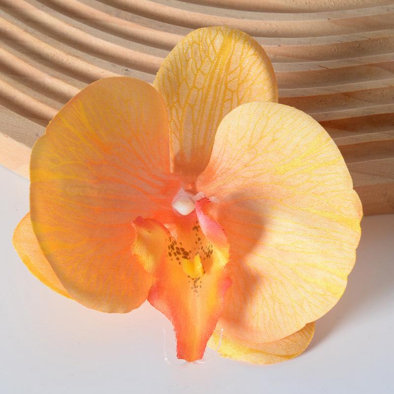 Brooch Diy Jewelry Making Craft Simulated Flower Handmade Accessories Headdress Butterfly Orchid Flower Decoration Hairpin Gift