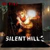 Silent Hill 2D Flat Pattern Flannel Blanket High Quality All Seasons Warmth and Comfort Perfect for Christmas Gifts.SMT0917007