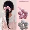 Flower Shape Large Hair Scrunchies Sponge Elastic Hair Rope Personality Exaggerated Hair Ring  Kids
